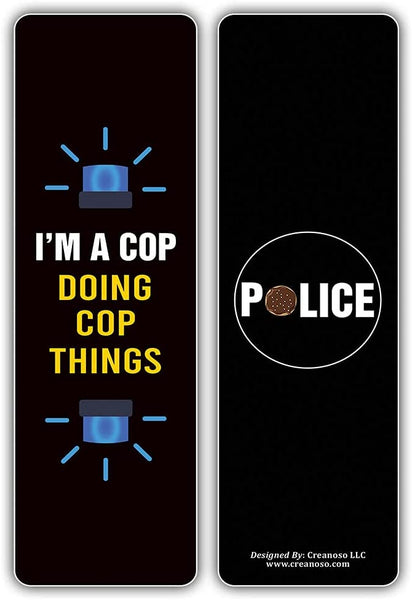 I am a Police Bookmarks (10-Sets X 6 Cards)