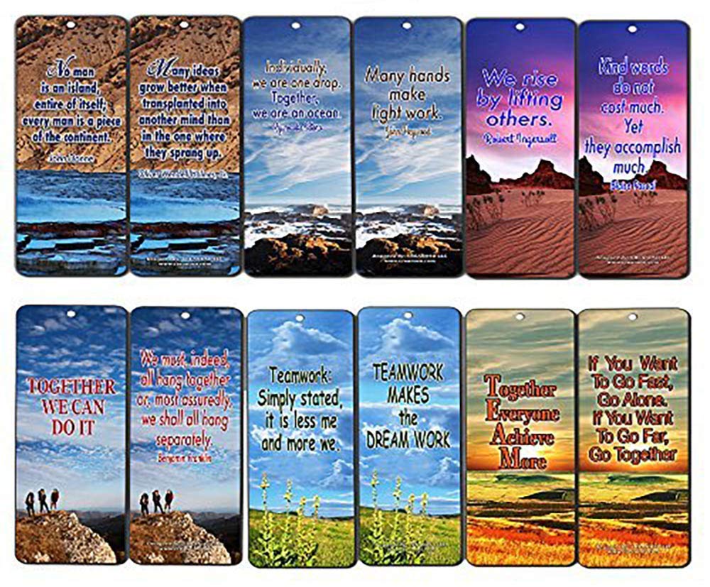 Creanoso Team Spirit Bookmarks Cards (60-Pack) - Sports Marketing Gift