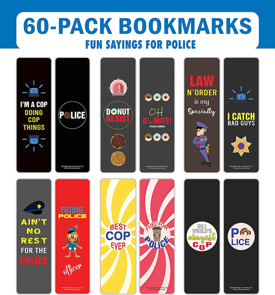 I am a Police Bookmarks (10-Sets X 6 Cards)
