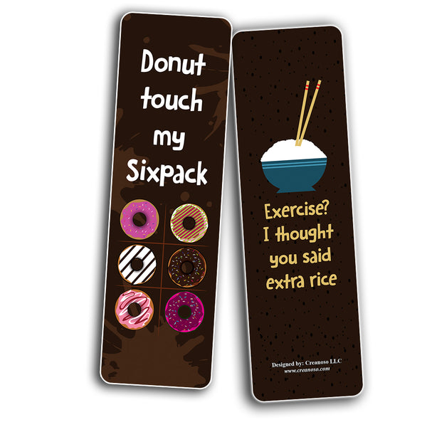 CNSBM5055 - Funny Workout Quotes Bookmarks Cards (12-Pack)