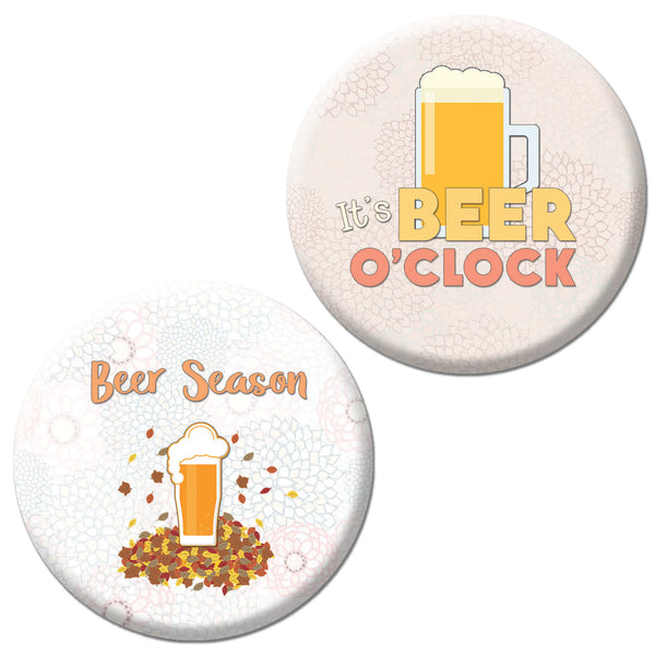 Creanoso Beer Lovers Pinback Buttons (10-Pack) - Premium Quality Gift Ideas for Adults for All Occasions - Stocking Stuffers Party Favor & Giveaways