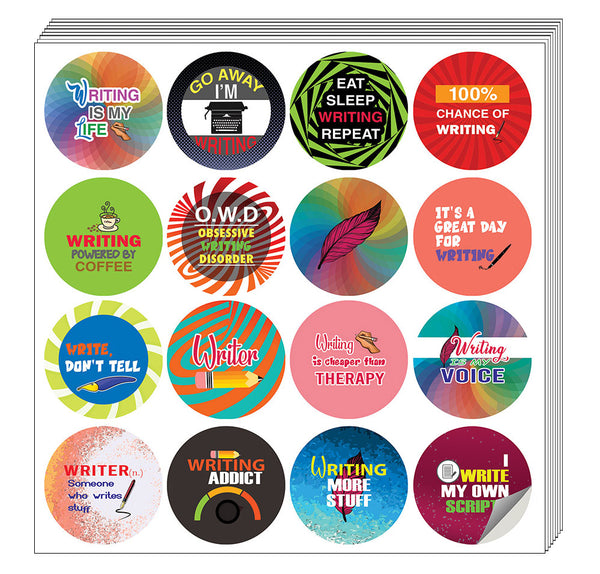 I am a Writer Stickers (10 Sets X 16 Designs)