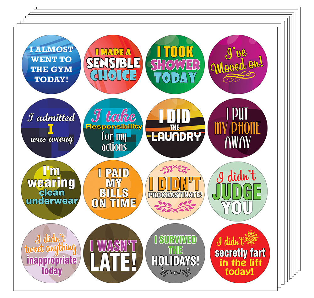 Creanoso "Do Not Disturb My Work" Stickers - 2 Sets (24 Total) Waterproof Vinyl Decals For Laptop, Water Bottle