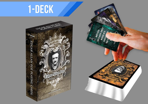 Edgar Allan Poe Playing Cards - (1-Deck X 54 Cards)