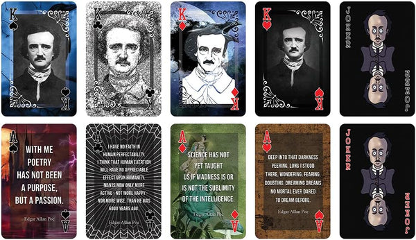 Edgar Allan Poe Playing Cards - (1-Deck X 54 Cards)