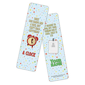 Creanoso Fun Riddle Bookmarks for Kids Series 1 (12-Pack) - Stocking Stuffers Premium Quality Gift Ideas for Children, Teens, & Adults - Corporate Giveaways & Party Favors
