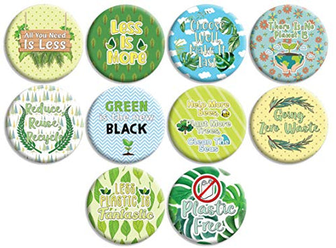 Reduce Waste Pinbuttons