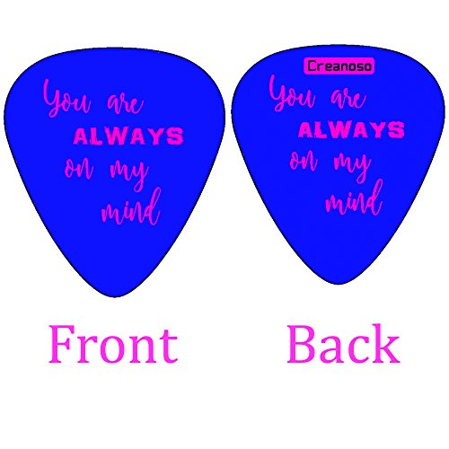 Creanoso Loving You Guitar Picks (12-Pack) - Unique Cool Romantic Gifts