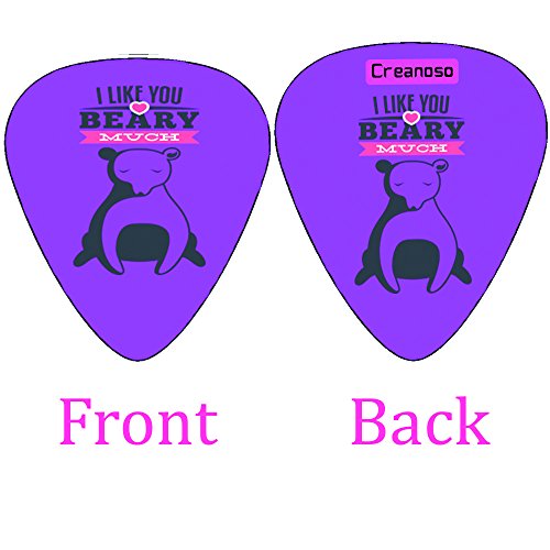 Creanoso Loving You Guitar Picks (12-Pack) - Unique Cool Romantic Gifts