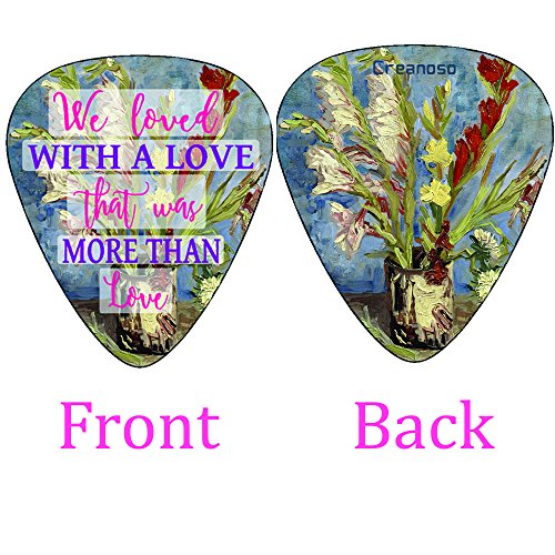 Creanoso Loving You Guitar Picks (12-Pack) - Unique Cool Romantic Gifts