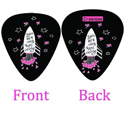 Creanoso Loving You Guitar Picks (12-Pack) - Unique Cool Romantic Gifts