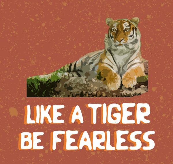 Creanoso Wild Animals Inspiring Sayings Stickers - Premium Gift Set Pack