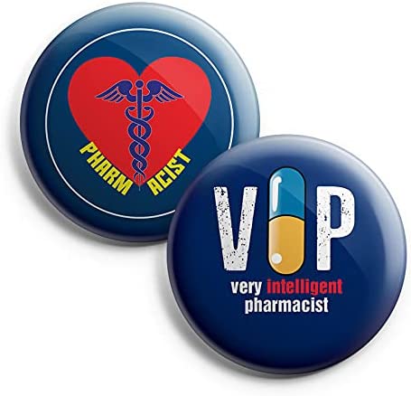 I am a Pharmacist Pinback Buttons (1-Set X 10 Buttons)