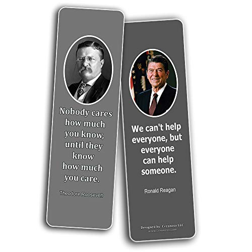 Creanoso Inspirational Quotes That Motivate Us Toward Success Bookmarks (30-Pack) - Awesome Bookmarks for Men, Women, Teens Ã¢â‚¬â€œ Assorted Bookmarks Designs Ã¢â‚¬â€œ Premium Design Employee Gifts