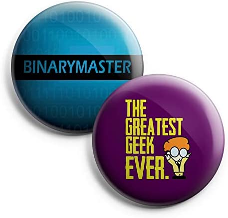 Creanoso I am a Programmer Pinback Buttons (1 Set x 10 Buttons) - Stocking Stuffers Premium Quality Gift Ideas for Children, Teens, & Adults - Corporate Giveaways & Party Favors