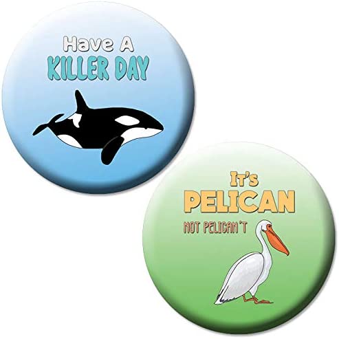 Funny Positive Puns Pinbutton (10-Packs)