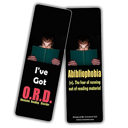 Inspiring Hilarious Literary Bookmarks (30-Pack) Ã¢â‚¬â€œ Funny Book Reading Learning Pack - Excellent Party Favors Teacher Classroom Reading Rewards and Incentive Gifts for Book Lovers