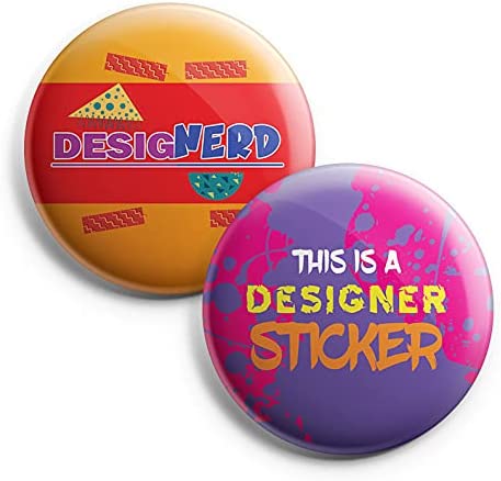 I am a Designer Pinback Buttons (1-Set X 10 Buttons)