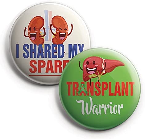 Organ Donor Pinback Buttons (1 Set x 10 Designs)