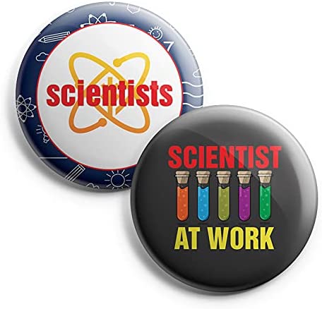 I am a Scientist Pinback Buttons (1-Set X 10 Buttons)