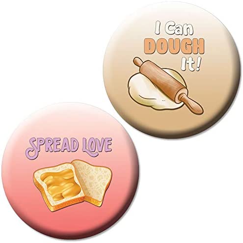 Funny Positive Puns Pinbutton (10-Packs)