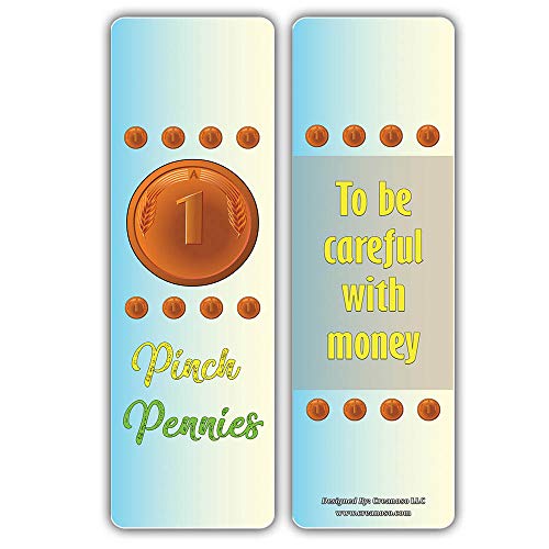 Creanoso Business Money Idioms Bookmarks (30-Pack) Ã¢â‚¬â€œ Awesome Idiomatic Expressions Book Page Clipper Ã¢â‚¬â€œ Employee Giveaways Ã¢â‚¬â€œ Corporate Incentives Rewards Motivations Pack Ã¢â‚¬â€œ Men Women