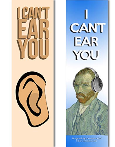 Creanoso Funny Bookmark Series 1 - Vincent Van Gogh Jokes (60-Pack) - Stocking Stuffers Gifts for Men Women Teens Kids