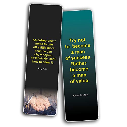 Bookmarks for Inspirational Wisdom Quotes for Young Entrepreneurs (30-Pack)