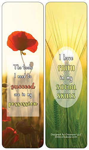 Positive Affirmations Cards Series 4 - Cool Premium Quality Card Stock - Party Favors - DIY Kit