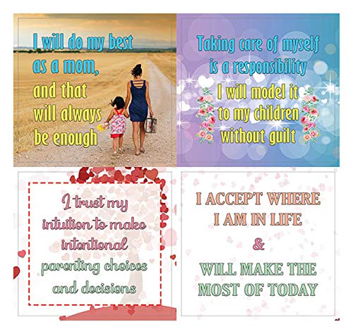 Creanoso Word of Affirmation Stickers for Moms (20-Sheet) â€“ Funny Gift Stickers â€“ Premium Gift Ideas for Mothers, Mommies, Women â€“ Positive Quote Sayings Wall Table Surface DÃ©cor Art Decal