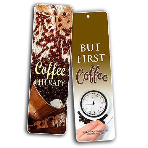 Creanoso Awesome Bookmark Coffee Lover Series III Bookmarkers for Men, Women (30-Pack) Ã¢â‚¬â€œ Premium Gift Set Ã¢â‚¬â€œ Stocking Stuffers Gift for Coffee Lovers