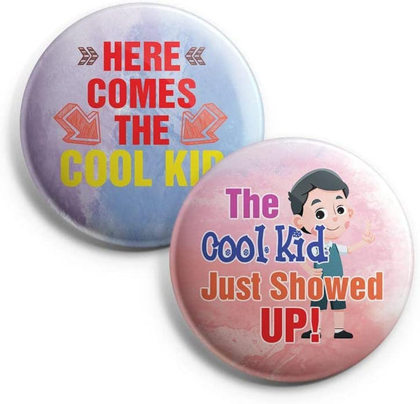 I Am A Cool Child Pinback Buttons (1-Set X 10 Buttons)