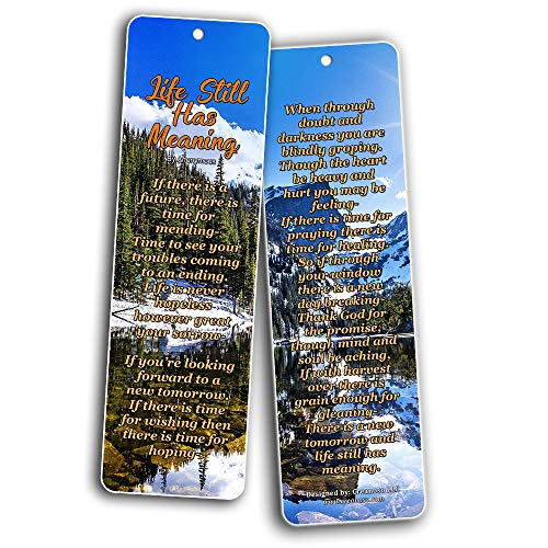 Famous Classical Short Poems Bookmarks Series 3 - Life (60-Pack)