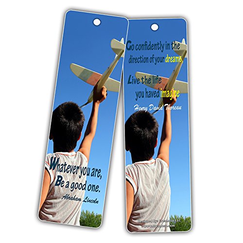 Colorful Inspirational and Motivational Quotes Bookmarks (30-Pack)