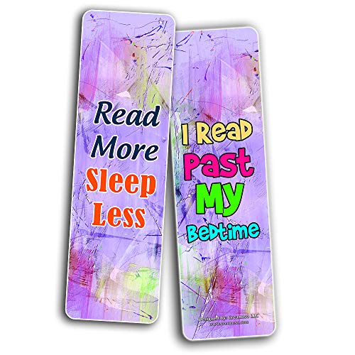 Creanoso Readers Bookmarks Cards (30-Pack) Ã¢â‚¬â€œ Stocking Stuffers Gift for Men, Women, Adult, Teens - Party Favors Supplies Ã¢â‚¬â€œ Rewards Gifts Ã¢â‚¬â€œ Awesome Bookmark Collection for Readers