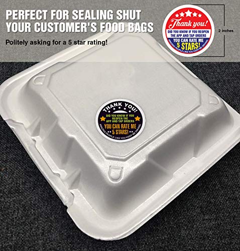 Bag Seal Delivery Stickers 2" Round 10-Sheet (150 Stickers) - Size 2â€ x 2" Print Material Bulk Pack - Flat Surface DIY Decoration Art Decal