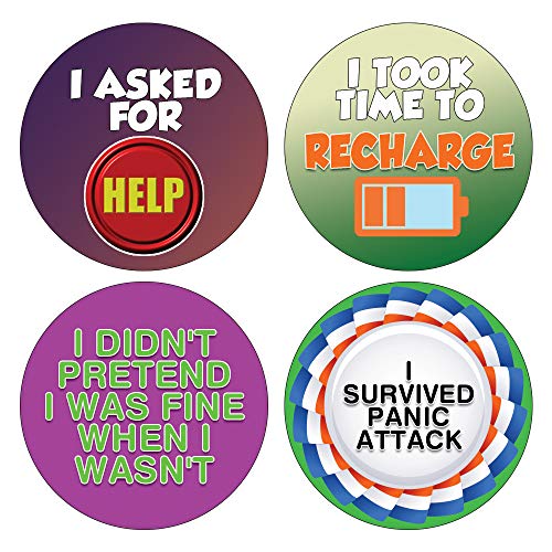 Creanoso Stickers for Adults Series 4 - Self Care (20-sheet) â€“ Achievements Funny Sticky Notes Card Gags for Men Women Adults â€“ Unique Wall Art Decal DÃ©cor Sticker Notes â€“ Employee Achievements