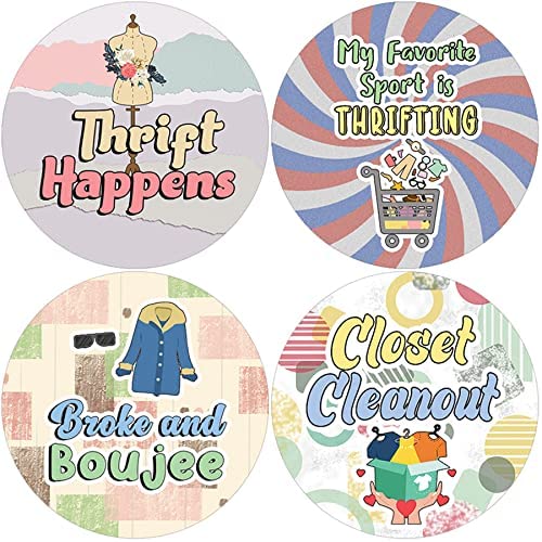 Creanoso Funny Thrifting Quotes Stickers (20 Sets X 16 Designs) â€“ Sticker Card Giveaways for Kids â€“ Awesome Stocking Stuffers Gifts for Boys & Girls â€“ Classroom Home Rewards Enticements