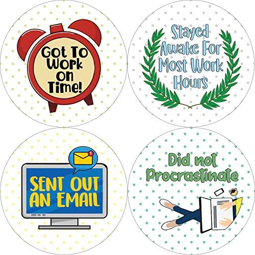 Creanoso Work Merit Rewards Stickers (20-Sheet) - Premium Quality Gift Ideas for Children, Teens, & Adults for All Occasions - Stocking Stuffers Party Favor & Giveaways