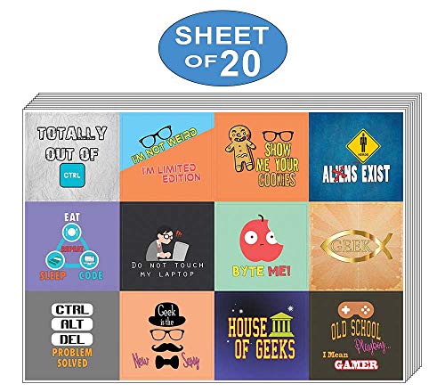 Creanoso Running Stickers (20-Sheet) â€“ Inspirational Sayings Premium Gift Set Stickers for Runners, Joggers, Sprinters, Adult Men & Women, Teens â€“ Unique Sports Gifts â€“ Wall Decal Decor Art Bulk Pack