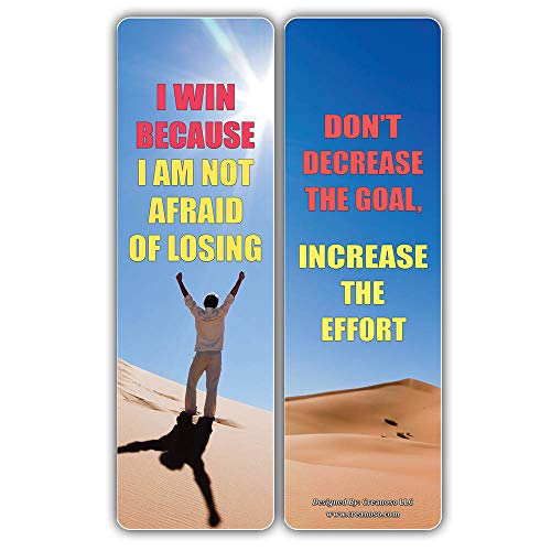 Creanoso Inspiring Sayings Strong Determination Life Quotes Bookmarks for Men & Women (60-Pack) ÃƒÂ¢Ã¢â€šÂ¬Ã¢â‚¬Å“ Awesome Bookmarks for Bookworm, Bibliophiles ÃƒÂ¢Ã¢â€šÂ¬Ã¢â‚¬Å“ Unique Professor Gifts ÃƒÂ¢Ã¢â€šÂ¬Ã¢â‚¬Å“ Book Reading Set