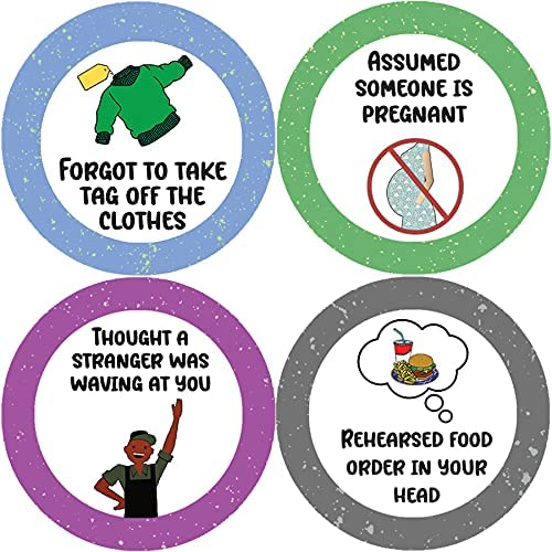 Awkward Merit Stickers (5 Sets X 16 Designs)