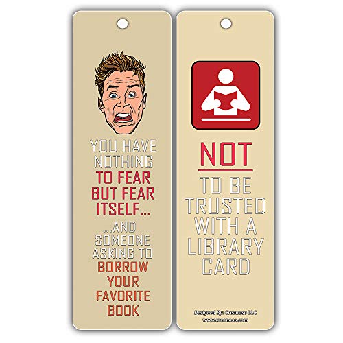Creanoso Humorous Sayings Bookish Bookmarks for Men & Women (30-Pack) Ã¢â‚¬â€œÃ¢â‚¬â€œ Stocking Stuffers Gift for Bibliophiles, Book Worms, Book Lovers Ã¢â‚¬â€œ Party Supplies Ã¢â‚¬â€œ Book Clubs Reading