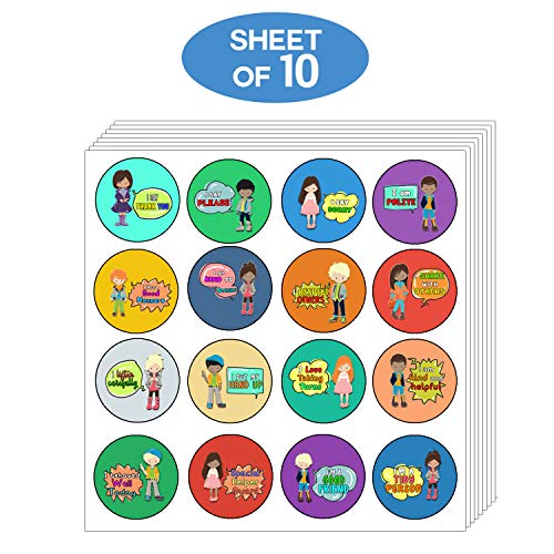 144 Hoppy Frogs Prase Words 30 Mm Reward Stckers For Schools