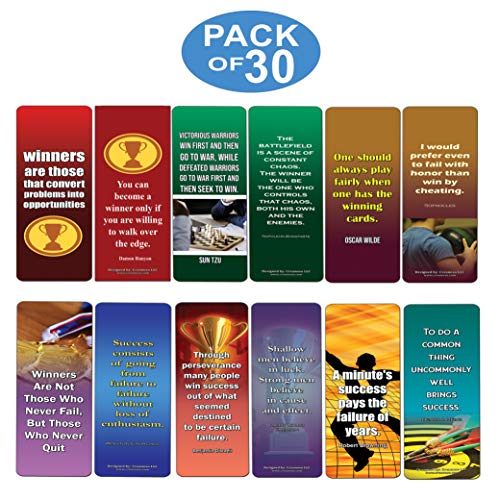 Winner Quotes Bookmarks (30-Pack)
