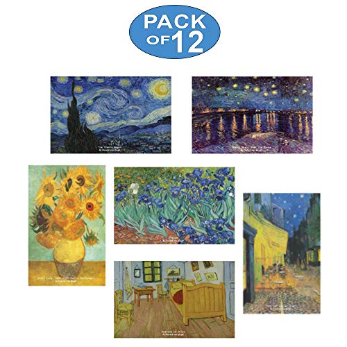 Creanoso Claude Monet Famous Paintings Postcards (30 Packs) - Unique Greeting Card Designs - Premium Gift Card Gift Tokens for Family and Friends â€“ Cool Giveaways