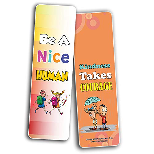 Creanoso Motivational Encouragement Bookmarks for Kids (30-Pack) - Stocking Stuffers Gift Ideas for BookwormÃ¢â‚¬â€œ Book Reading Supplies Ã¢â‚¬â€œ Cool Giveaways for Boys and Girls Ã¢â‚¬â€œ Great Book Page Clippers