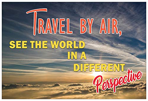 Creanoso Travel Air Sayings Postcards (30-Pack) â€“ Great Travel Giveaways for Travelers, Adventurers - Stocking Stuffers Gift for Men, Women, Adult, Teens â€“ Epic Air Adventures â€“ Greeting Cards