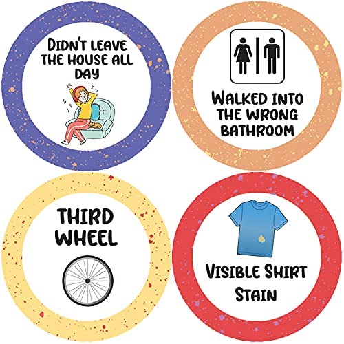 Awkward Merit Stickers (5 Sets X 16 Designs)