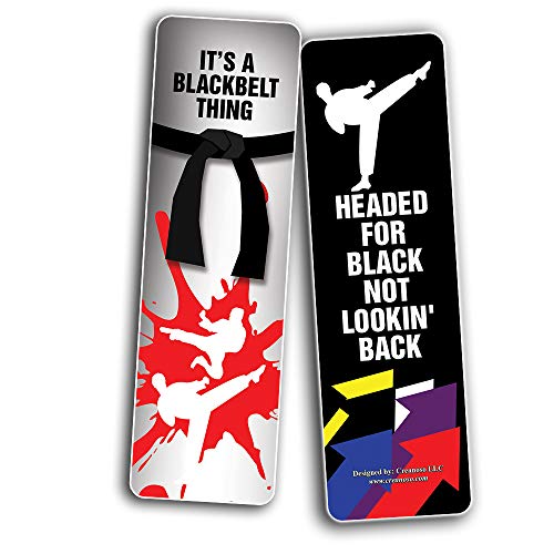 Taekwondo Cards (30-Pack)-Awesome Bookmarks for Men, Women, Boys, Girls, Teens Ã¢â‚¬â€œ Six Bulk Assorted Bookmarks Designs Ã¢â‚¬â€œ Book Reading Rewards Ã¢â‚¬â€œ Awesome Page Binder Pack